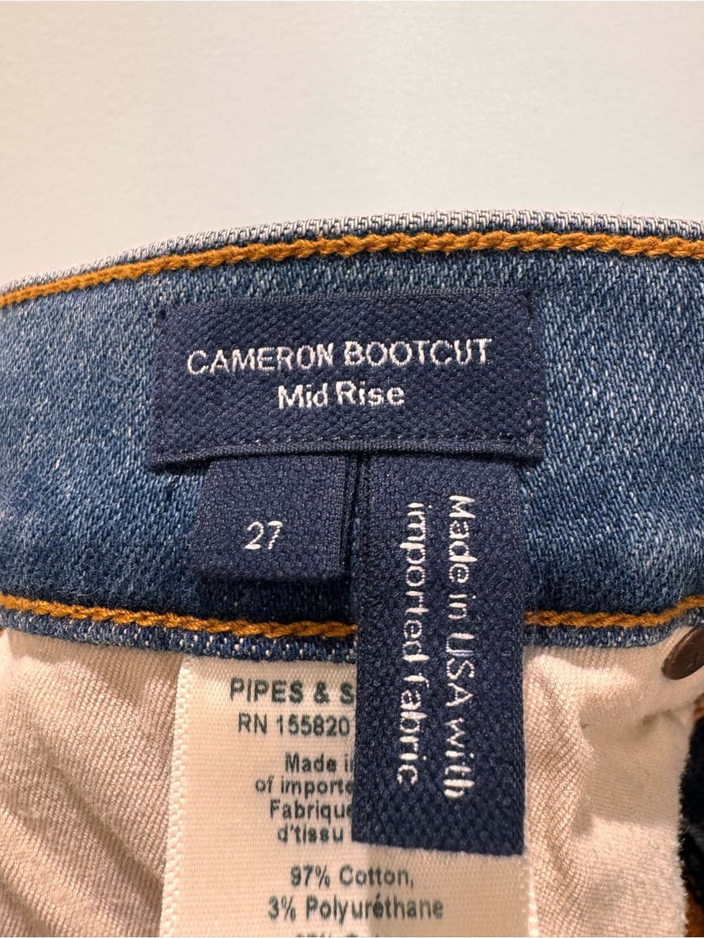 Veronica Beard Mid Rise Bootcut Jeans - Picture 4 of 5